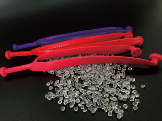 Anti Slip Shore A 60 Soft PVC Granules Shoe Sole