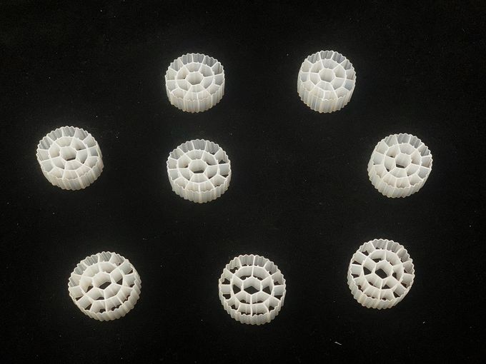 Filtro blanco medios Aquaponics de Mbbr Y2 11X7m m Biocell 1